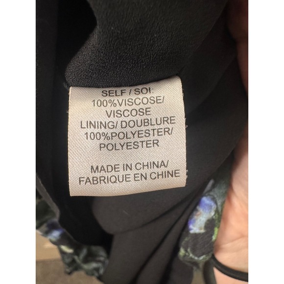 Haute Hippie Tangled Up In You Hi Lo  Dress Size Large Bohemian Boho Green Black - Picture 12 of 12